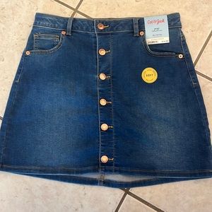 Cat & Jack Jean Skirt XL 14/16